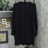 Every Day by Susan Graver Women's Liquid Knit Button Front Duster Cardigan