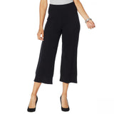 MarlaWynne Women's Sweater Knit Crop Pants