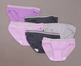 Fruit of the Loom Women's 6 Pairs Heather Low Rise Hipsters