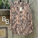 DG2 by Diane Gilman Women's Plus Size Signature Collection Silk Blend Blouse
