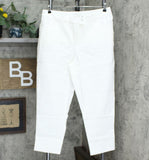Isaac Mizrahi Live! Plus Tall 24/7 Stretch Crop Pants with Back Slits