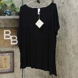 MarlaWynne WynneLayers Women's Asymmetric Side Tie Knit Top