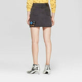 NWT Junk Food Women's Def Leppard Patch Denim Jean Mini Skirt 5