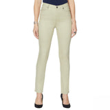 DG2 by Diane Gilman Women's Petite Classic Skinny Jeans Sage Green Petite 8