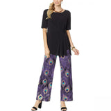 IMAN Women's Global Chic Luxury Resort Short Sleeve Knot Front Top