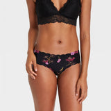 Auden Women's Scallop Invisible Edge Micro Hipster Underwear