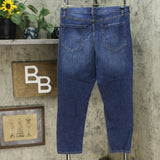 Ella Moss Women's High Rise Slim Straight Ankle Jeans Blue 12