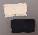 Rhonda Shear Plus Size 2 Pack Underwire Bandeau Bras with Removable Pads