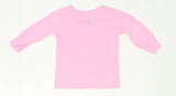 Rabbit Skins NEW Toddler Long Sleeve T-Shirt Tee Pink 6 Months 03138