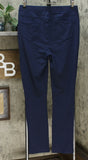 DG2 by Diane Gilman Pull On Stretch Ponte Boot Cut Pants Navy Large Tall