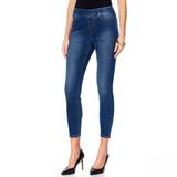 MOTTO Women's Stretch Denim Pull On Jeggings Indigo Wash 16