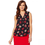 Vince Camuto Women's Pleat Front Tank Blouse
