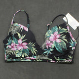 Shade & Shore Women's Tropical Lightly Lined Bikini Top