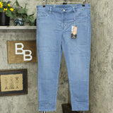 Laurie Felt Hot In Hollywood Silky Denim Skinny Ankle Pull On Jeans