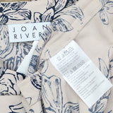 Joan Rivers Women's Floral Print Blouse With Pintuck Detail