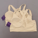 Yummie Plus Size 2 Pack Cross Back Wireless Bras With Removable Pads