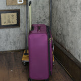 Samantha Brown NWT 26 Inch Lightweight Expandable Spinner Suitcase Purple