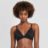 Auden Women's Unlined Triangle Bralette Black L