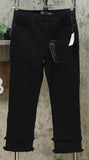 DG2 by Diane Gilman Women's Classic Stretch Double Frayed Cropped Jeans