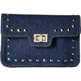 Steve Madden Women's Embroidered Guitar Strap Belt Bag M/L