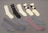 Gold Toe HUE Madden Women's LOT OF 10 Pairs Assorted Knit Crew Knee High Socks