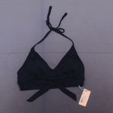 Kona Sol Women's Tie Front Halter Bralette Bikini Top