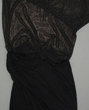 Xhilaration Women's Plus Size Metallic Asymmetrical Dress 1X