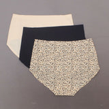 Rhonda Shear 3 Pack Women's Solid And Print Invisible Body Brief Panties
