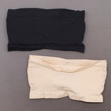 Rhonda Shear Plus Size 2 Pack Underwire Bandeau Bras Light Nude/ Black 3X
