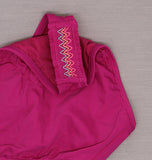 Xhilaration Women's Embroidered Bikini Swim Bottom Fuchsia Small