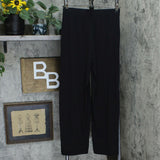 Denim & Co. Women's Pull-On Wide-Leg Beach Pants Black Small