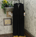 Sandra Darren Women's Belted Crop Jumpsuit With Pockets
