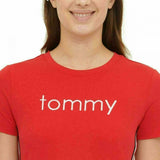 Tommy Hilfiger Women's Embroidered Logo Side Stripe T-Shirt Dress
