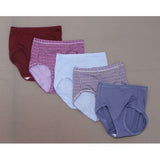 Hanes Women's 5 Pairs Cool & Comfortable Microfiber Briefs Panties