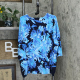 Isaac Mizrahi Live! Plus Size Watercolor Floral Cardigan Sweater