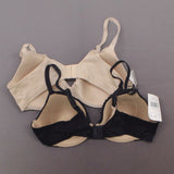 Maidenform Women's 2 Pack Comfort Devotion Full Coverage Lace Trim Bras