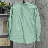 A New Day Women's Long Sleeve Oversized Button-Down Boyfriend Shirt K9867
