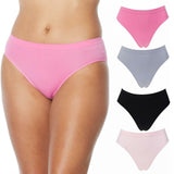 New Rhonda Shear Womens LOT OF 4 "Ahh" Seamless Brief. 700324-NEW Small