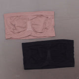 Rhonda Shear 2 Pack Seamless Underwire Bandeau Bras