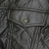 Levi's Men's Faux Leather Quilted Trucker Jacket