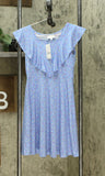 Lavender Big Girls Sprinkles Ruffle Dress