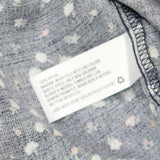 Universal Thread Floral Print Short Sleeve Button-Down Camp Shirt Navy Blue L
