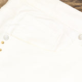 DG2 by Diane Gilman Embellished Side Stripe Fringe-Hem Jean White 22W