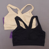 Yummie 2 Pack Cross Back Wireless Bras With Removable Pads