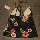 Kona Sol Women's Ring Strappy Back Tankini Top AFL65