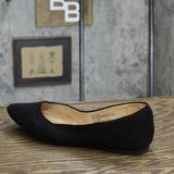 A New Day Women's Corinna Pointed Toe Ballet Flats Black 7