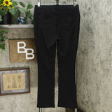 DG2 by Diane Gilman Women's Pull On Stretch Ponte Boot Cut Pants Black Large