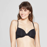 Auden Women's Everyday Lightly Lined Demi T-Shirt Bra GPR23 Black 34B