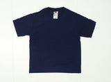 Fruit of the Loom NEW Fruit Of The Loom Youth T-Shirt Navy 6-8 (Small) 00499