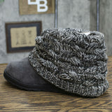 Muk Luks Women's Patti Faux Suede Knit Cuffed Winter Ankle Boots